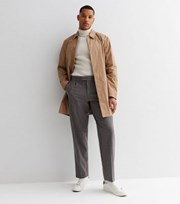 New Look Brown Relaxed Fit Suit Trousers